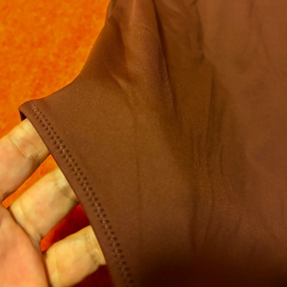 Chocolate brown second skin stretch microfibre bodysuit NWT - Picture 4 of 9